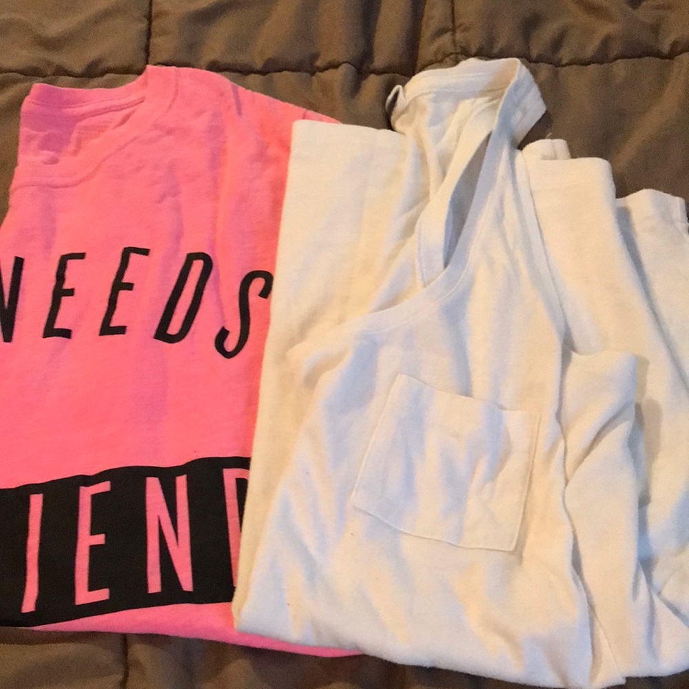 FINAL PRICE! 2 Pc PINK Shirt Lot